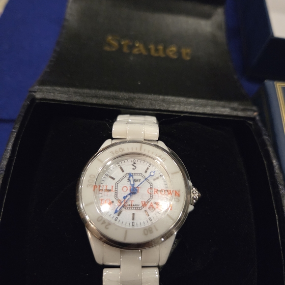 Stauer White Ceramic Watch